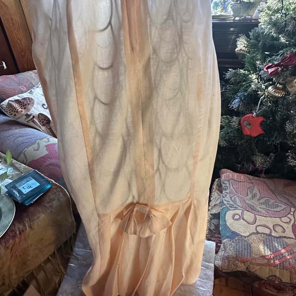 PEACH DRESS LINEN SUIT - Picture 5 of 7